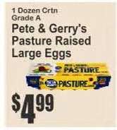 Pete & Gerry's Pasture Raised Large Eggs