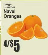 Navel Oranges