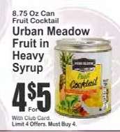 Urban Meadow Fruit in Heavy Syrup