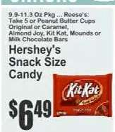 Hershey's Snack Size Candy