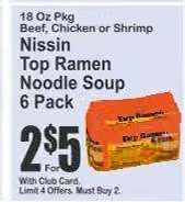 Nissin Top Ramen Noodle Soup
