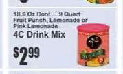 4C Drink Mix*