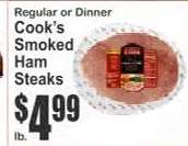 Cook's Smoked Ham Steaks