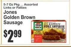 Jones Golden Brown Sausage