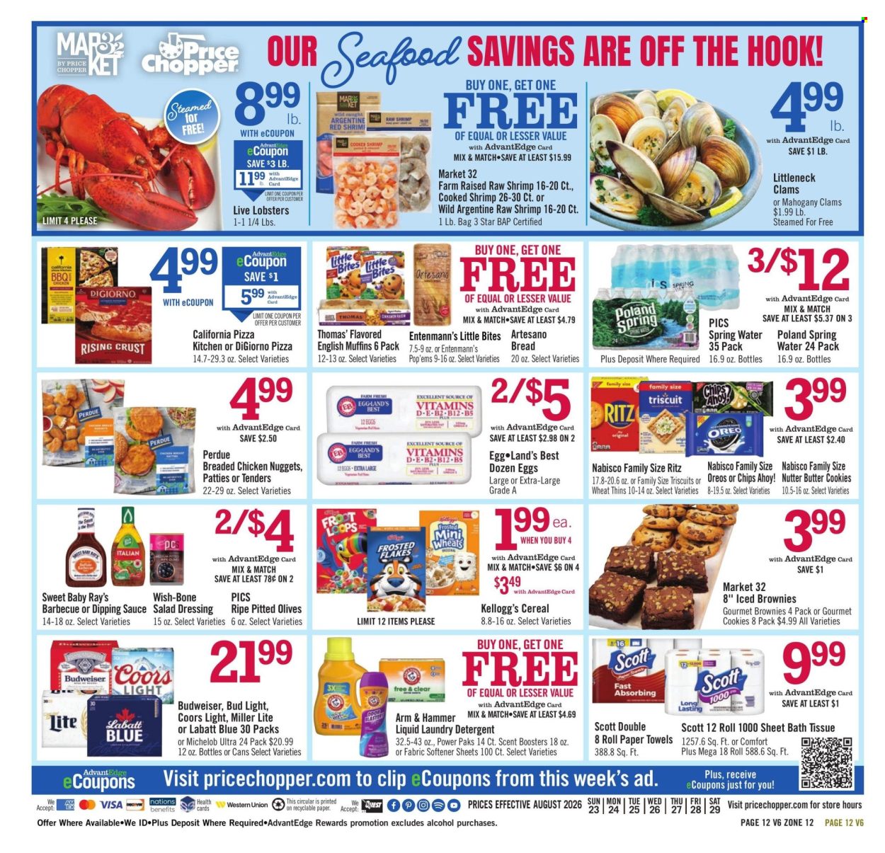 Price Chopper ad - 08/23/2026 - 08/29/2026. Page 12