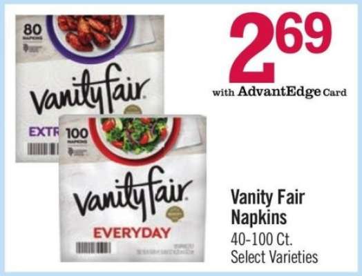 Vanity Fair Napkins