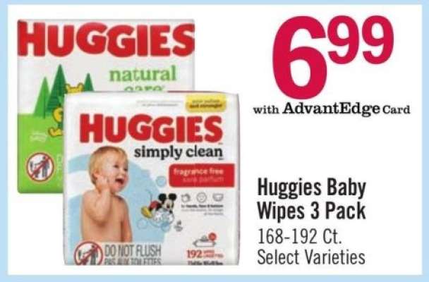 Huggies Baby Wipes 3 Pack