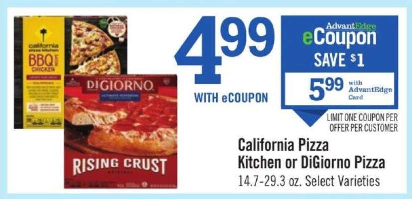 California Pizza Kitchen or DiGiorno Pizza