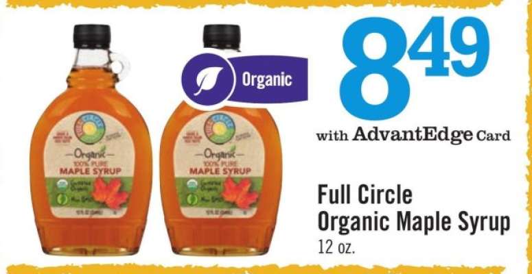 Full Circle Organic Maple Syrup