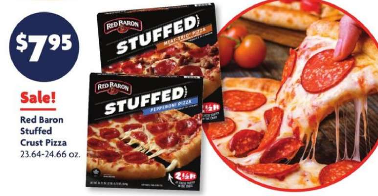 RED BARON STUFFED CRUST PIZZA