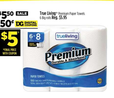 True Living® Premium Paper Towels