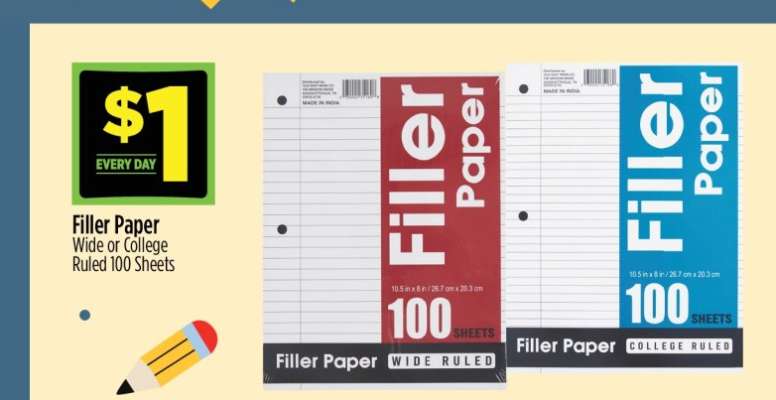 Filler Paper