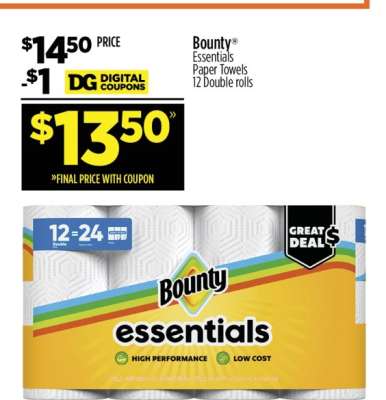 Bounty Essentials Paper Towels