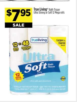 True Living® Bath Tissue