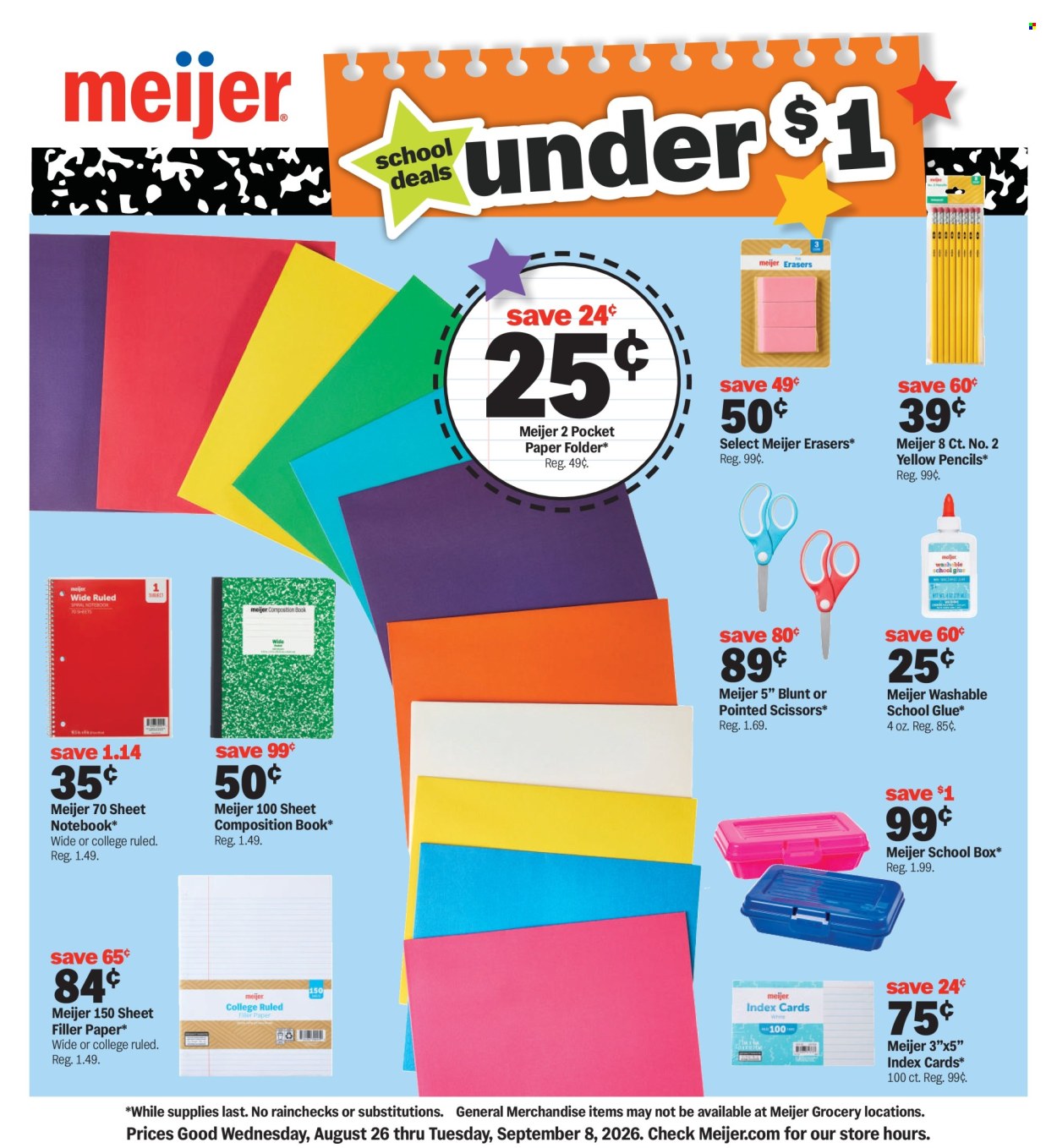 Meijer ad - 08/26/2026 - 09/08/2026. Page 1