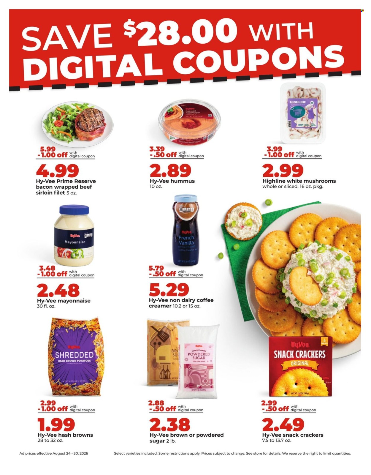 Hy-Vee ad - 08/24/2026 - 08/30/2026. Page 6