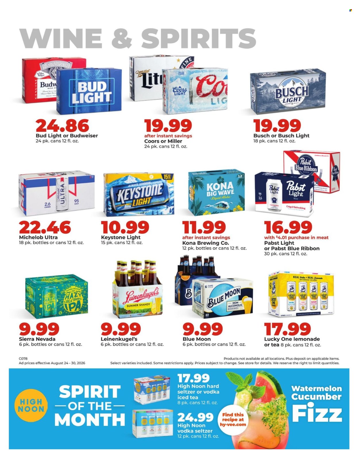 Hy-Vee ad - 08/24/2026 - 08/30/2026. Page 32