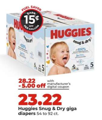 Huggies Snug & Dry Giga Diapers