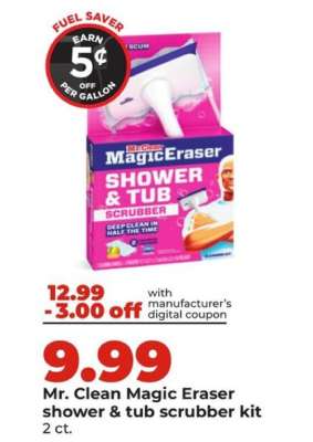 Mr. Clean Magic Eraser shower & tub scrubber kit