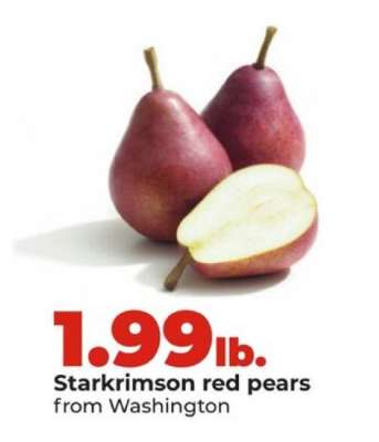 Starkrimson red pears