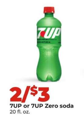 7UP or 7UP Zero soda