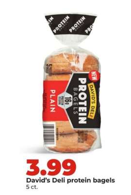 David’s Deli protein bagels