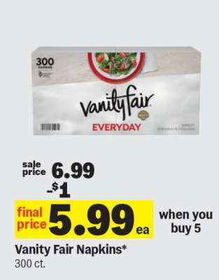 Vanity Fair Napkins