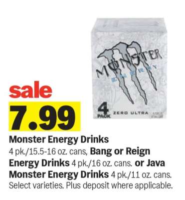 Monster Energy Drinks