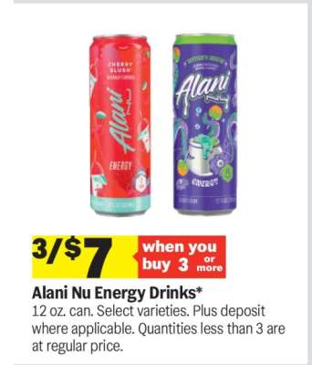 Alani Nu Energy Drinks