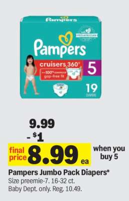 Pampers Jumbo Pack Diapers
