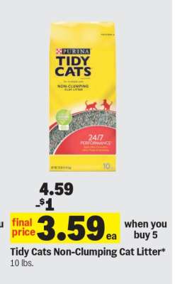 Tidy Cats Non-Clumping Cat Litter