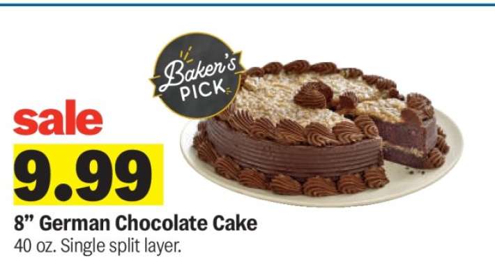 8” German Chocolate Cake