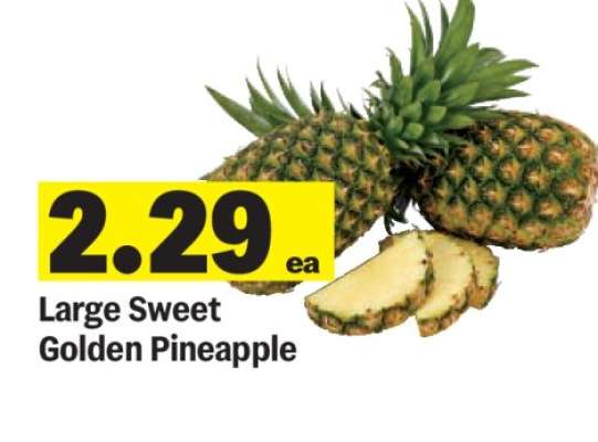 Large Sweet Golden Pineapple