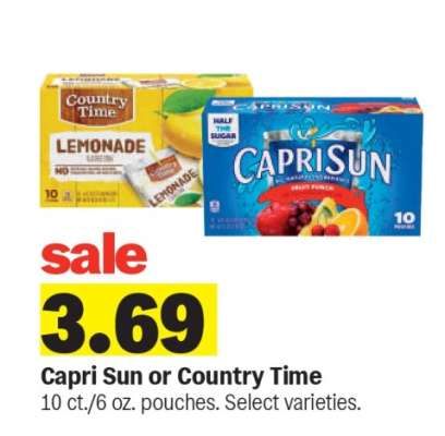 Capri Sun or Country Time