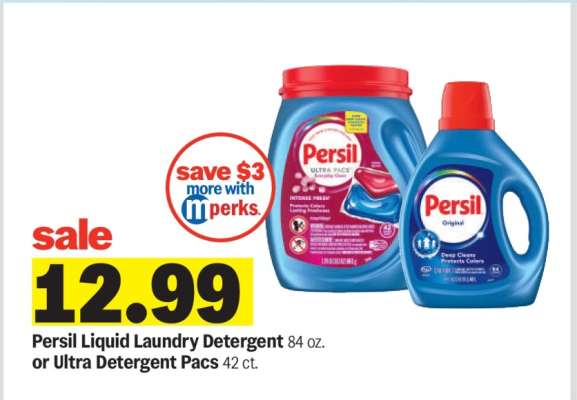 Persil Liquid Laundry Detergent or Ultra Detergent Pacs