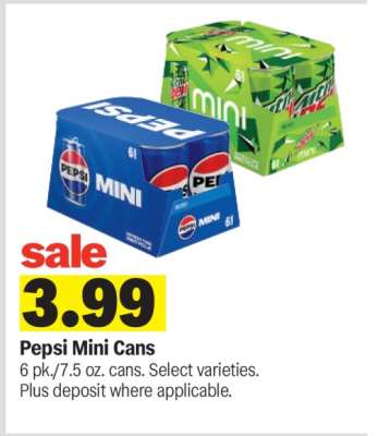 Pepsi Mini Cans