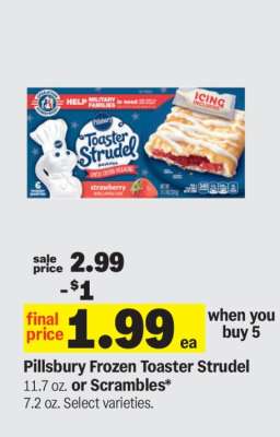 Pillsbury Frozen Toaster Strudel*