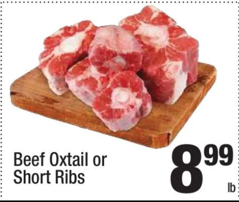 Beef Oxtail or Short Ribs