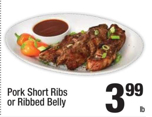 Pork Short Ribs or Ribbed Belly