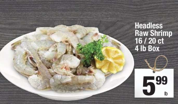 Headless Raw Shrimp
