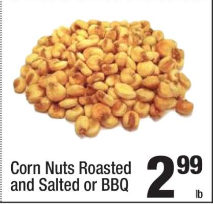 Corn Nuts Roasted and Salted or BBQ