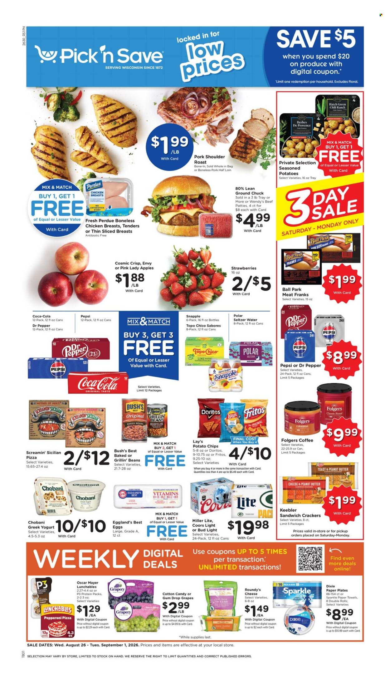 Pick ‘n Save ad - 08/26/2026 - 09/01/2026. Page 1