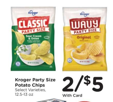 Kroger Party Size Potato Chips