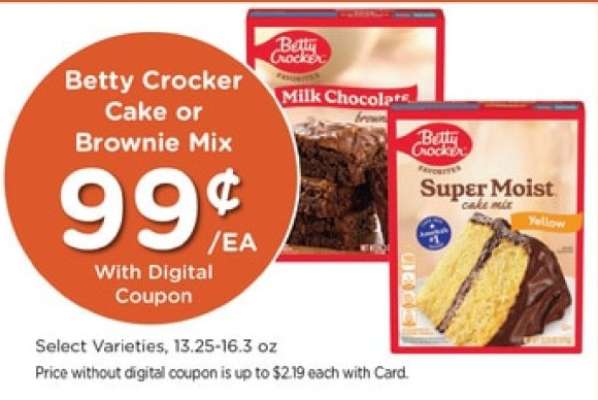 Betty Crocker Cake or Brownie Mix