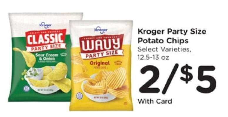 Kroger Party Size Potato Chips