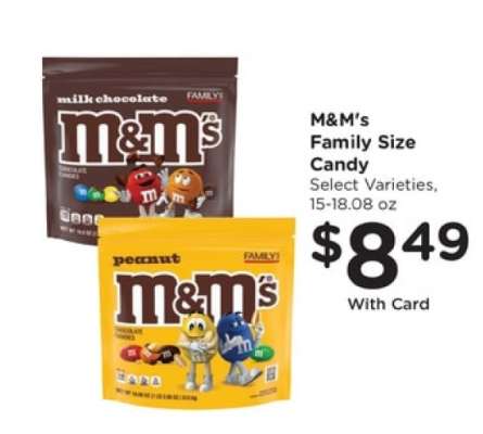 M&M's Family Size Candy