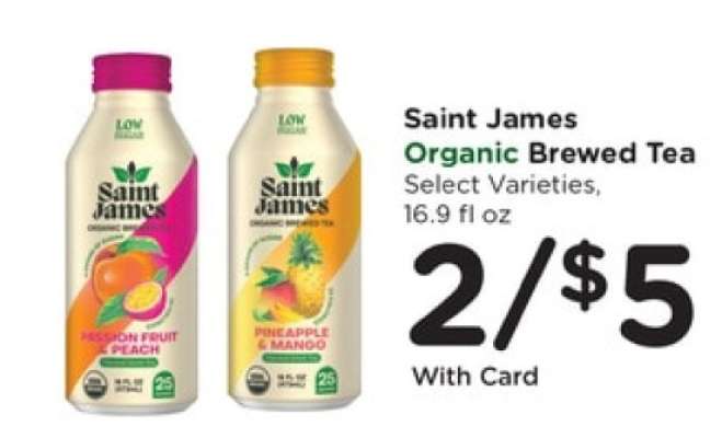 Saint James Organic Brewed Tea