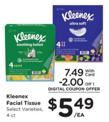 Kleenex Facial Tissue