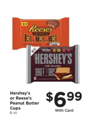 Hershey's or Reese's Peanut Butter Cups