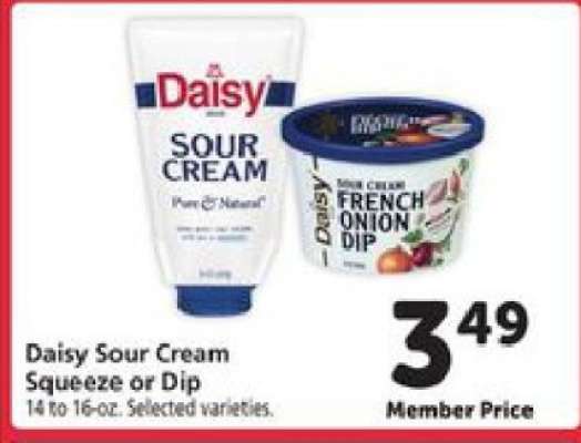 Daisy Sour Cream Squeeze or Dip